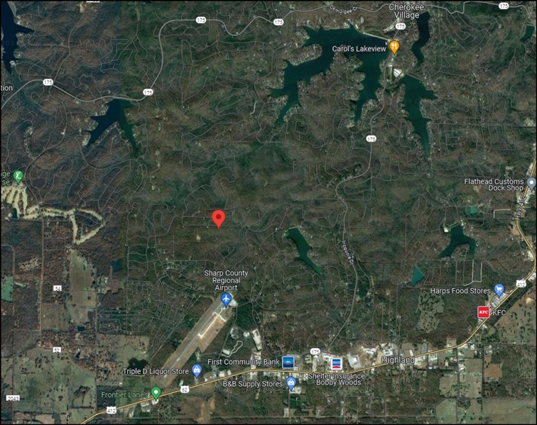 CASH SALE! Corner Lot! Arkansas Sharp County Cherokee Village! Great Homesite Location near Lake Park and Airport! File 1821694