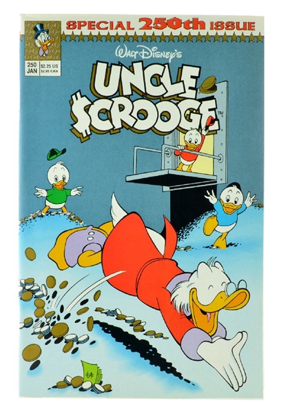 Uncle Scrooge (1954 Dell/Gold Key/Gladstone/Gemstone) Issue 250