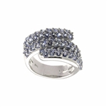 Tanzanite Gemstone 925 Sterling Silver Size 7 Ring 