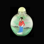 Outstanding Chinese Reverse Painted Perfume Bottle Charming Quality!