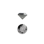 0.52CT Round Cut Black Diamond Gemstone