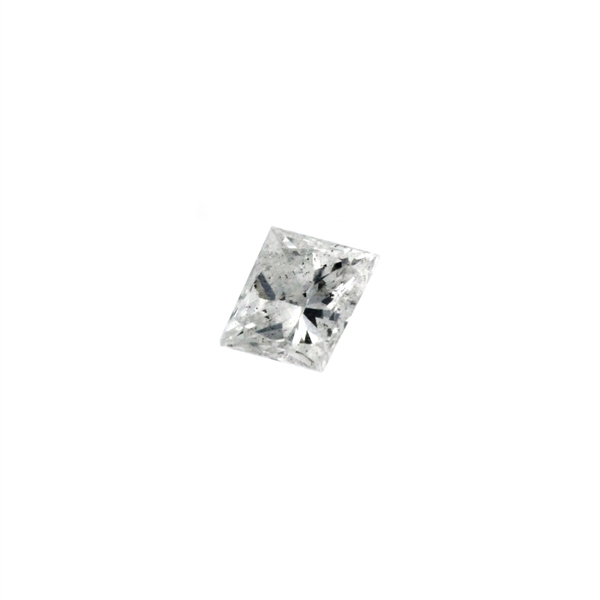 0.12CT Square Cut Diamond Solitaire Gemstone