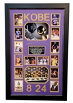 Outstanding Kobe Bryant Memorabilia Piece Plate Signed (Vault_DNG)
