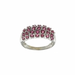 Ruby Gemstone 925 Sterling Silver Size 7 Ring 