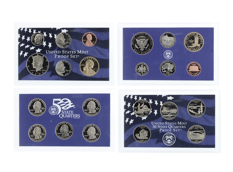 2005 United States Mint Proof Set Coin (2) 