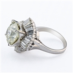 App: $97,930 6.81ct CENTER Diamond Platinum Ring (9.48ctw Diamonds) (Vault_R40)