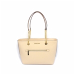 Brand New Michael Kors Leather Buff MD FRNT ZP  chin Tote (Retail Price) $448