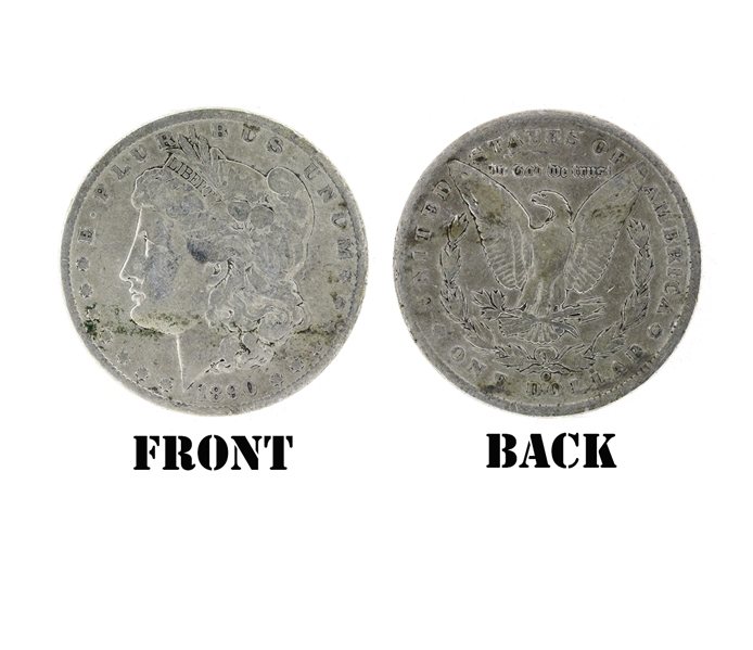 1890-O U.S. Morgan Silver Dollar Coin