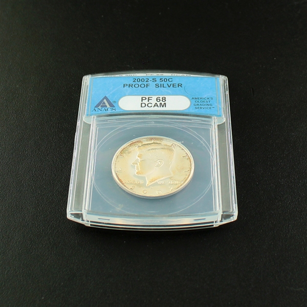 2002-S Kennedy Half Dollar Coin