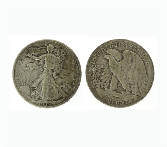 1939 U.S. Walker Half Dollar Coin