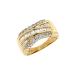 18KT Yellow Gold 0.45CT Diamond Ring -PNR-