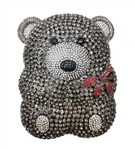 Awesome Swarovski Crystal Teddy Bear Handbag! (Vault_I) 