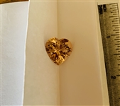 8.36 Carat Heart Morganite Gemstone (VGN_B-1081)