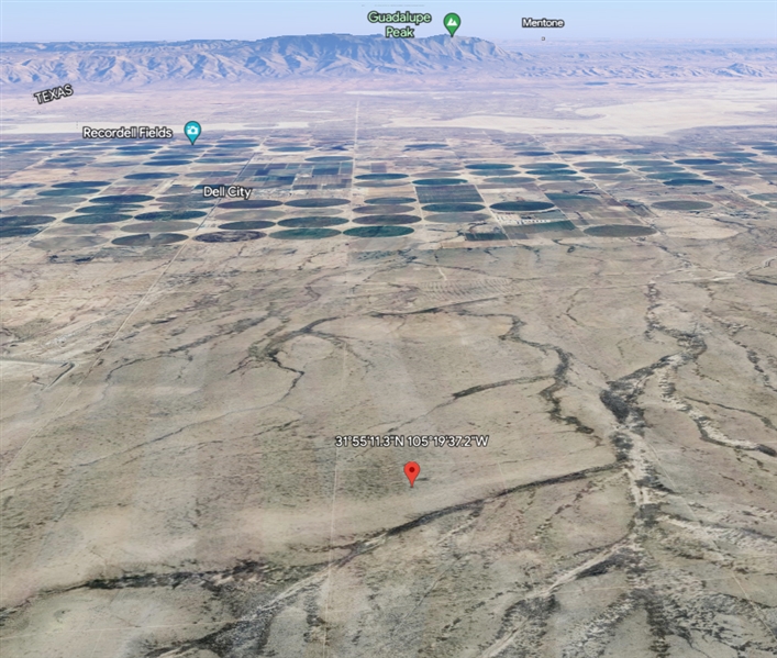 Hudspeth County 21 Acre Texas Land Investment near Dell City and Highway Route! Low Monthly Payment!