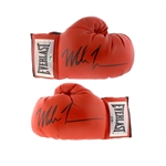 Mike Tyson Authentic Autographed Pair Everlast Boxing Gloves