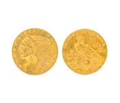 1929 $2.50 U.S. Indian Head Gold Coin (DF)