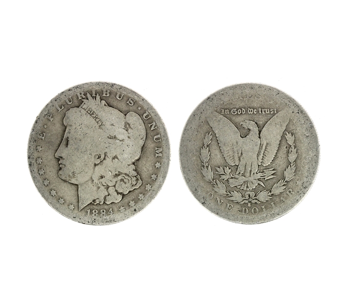 1884-S U.S. Morgan Silver Dollar Coin
