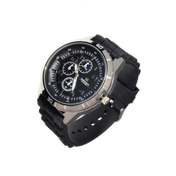 Exquisite Sheffield Men's Sports Watch With Black Adjustable Band
