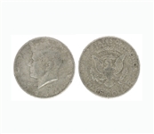 1964-D U.S. John F. Kennedy Half Dollar Coin