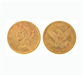 1899-S $5.00 U.S. Liberty Head Gold Coin (DF)