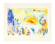 MARC CHAGALL The Four Seasons Mini Print 10in x 12in, with Certificate CXXVIII of CCLXXV