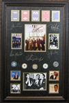 *Rare The Rat Pack Chips and Cards Museum Framed Collage 02 - Plate Signed