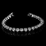 APP: 20.6k *Fine Jewelry 14KT. White Gold, 8.06CT Round Brilliant Cut Diamond Bracelet (VGN A-44)