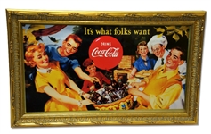 Museum Framed Coca-Coca Advertising  10.5x17.5