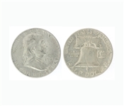 Rare 1963 U.S. Benjamin Franklin Half Dollar Coin - Great Investment -