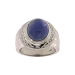 Gorgeous 7.1CT Tanzanite Sterling Silver Ring - Great Investment -TNR-