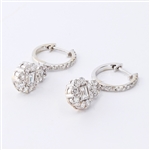 APP: 7.5k Gorgeous 18K White Gold 1.78CT Diamond Earrings - Great Investment or Gift -PNR-