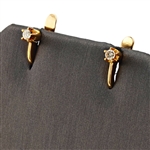 14K Yellow Gold 0.30CT Diamond Vintage Earrings - Great Investment or Gift -PNR-