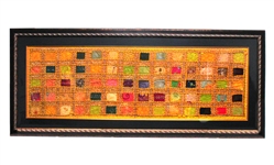 Very Rare Indian Silk Framed Art -Great Investment- -PNR-