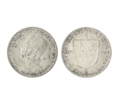 1935 Sweden 5 Kronor Gustav V Silver Coin