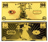 2020 1/10 Gram Aurum Liberty Excellent 24K Gold Note - Great Investment -