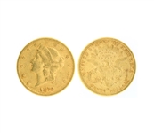 1879-S $20.00 U.S. Liberty Head Gold Coin (DF)