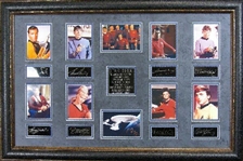 Star Trek The Original Series Museum Framed Collage - Plate Signed (Vault_BA)