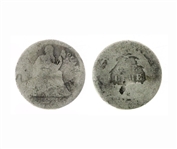 1877 U.S. Seated Liberty Dime Coin