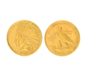 1911 $10.00 U.S. Indian Head Gold Coin (DF)