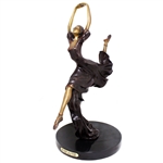 Icart "Ballerina in Flight" Rendition Bronze