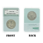 1957-D U.S. Benjamin Franklin Half Dollar Coin