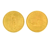 1925 $20.00 U.S. St. Gaudens Gold Coin (DF)