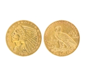 1914-D $2.50 U.S. Indian Head Gold Coin