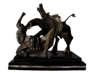 Bronze Picasso "Bullfight" Rendition 19" H x 22" L x 11" W (Vault_AS)