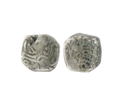 Ancient 415-455 A.D. Kumaragupta Gupta Empire Denarius Silver-Like Coin