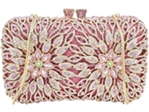Swarovski Crystal Elements Handbag - Sparkle & Shine Pink 7.25 x 5 Retail: $1,200 (Vault_I) 