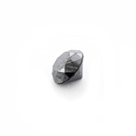 0.64CT Round Cut Black Diamond Gemstone