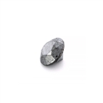 0.72CT Round Cut Black Diamond Gemstone