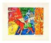 MARC CHAGALL Circus Horse Rider Mini Print 10in x 12in, with Certificate LXX of CCLXXV