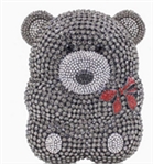 Swarovski Crystal Elements Handbag - Teddy (Black) 5.5 x 4.5 Retail: $1,200 (Vault_I) 